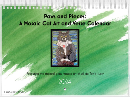 Paw and Pieces: A Mosaic Cat Art and Verse Calendar