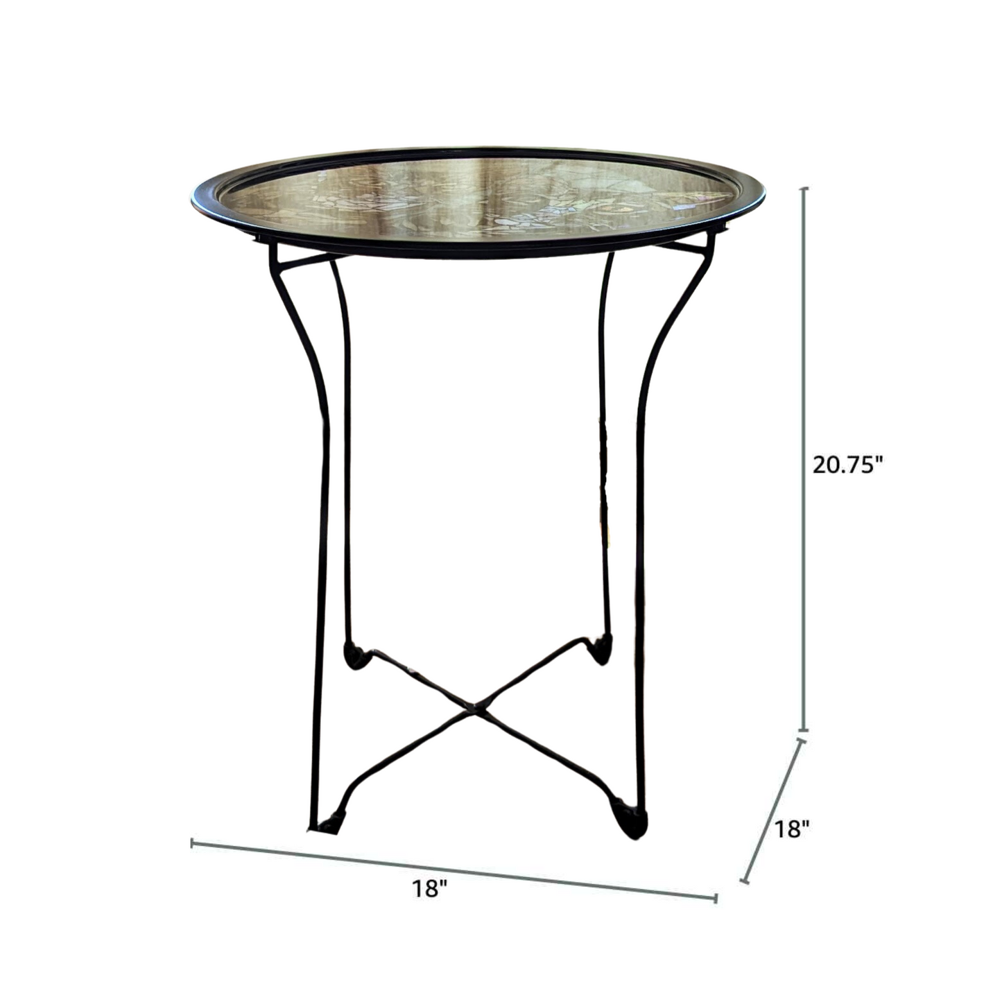 Custom Stained Glass Mosaic Accent Table from Photos